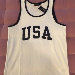 NWTs Ralph Lauren Polo USA tank top medium